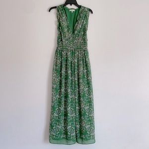 Max Studio Maxi Dress Green, Yellow, White Fall